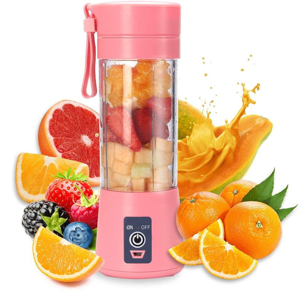 Portable Blender With USB Rechargeable Mini Kitchen Fruit Juice Mixer Home Simple Portable Electric Mini Juicer